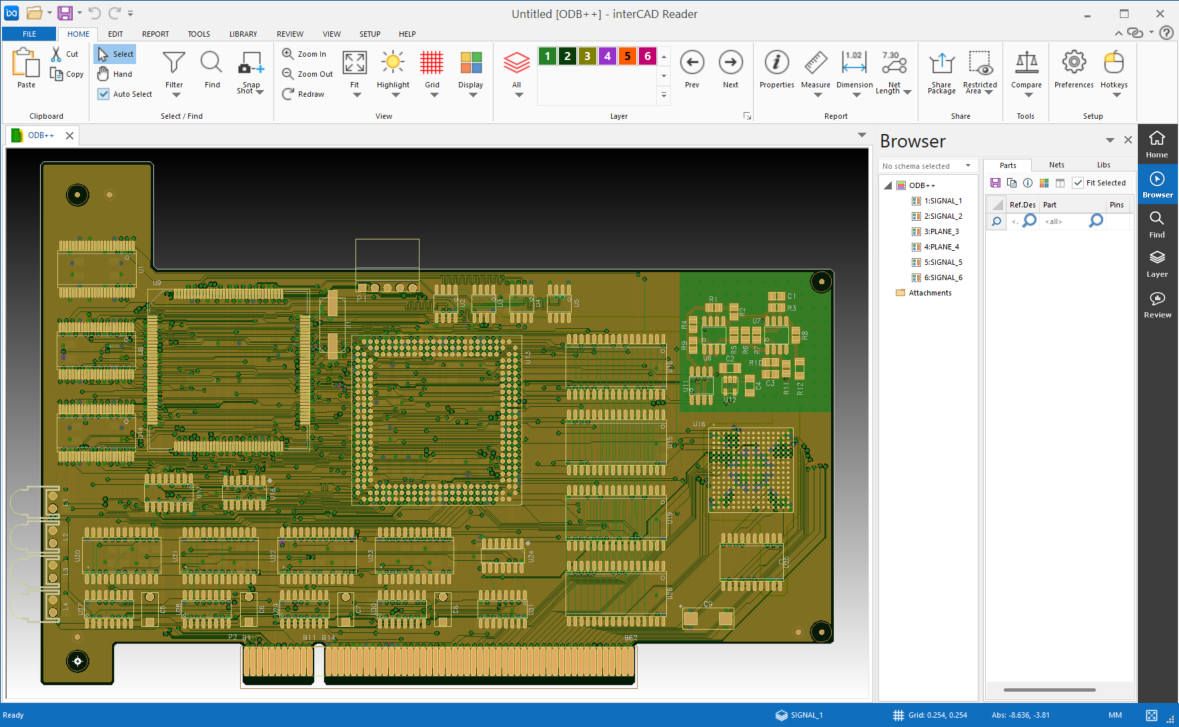 interCAD odb viewer